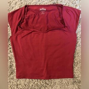 Hollister Red Top Size Small
